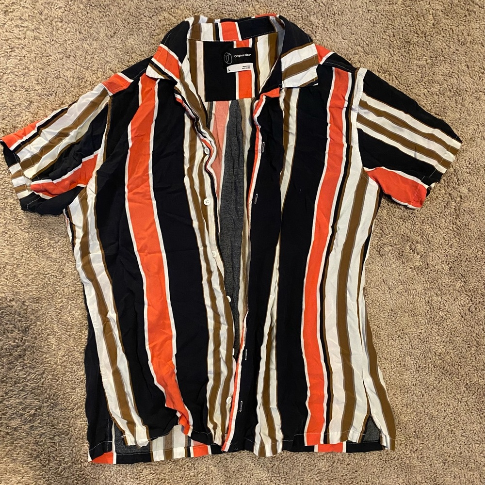 Mens Casual Button Down